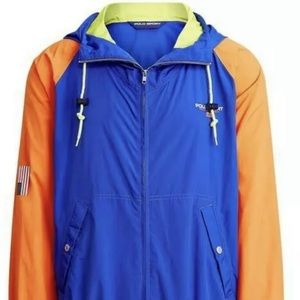 New Mens Polo Ralph Lauren Sport Jacket  Windbreaker Sportwear Hooded